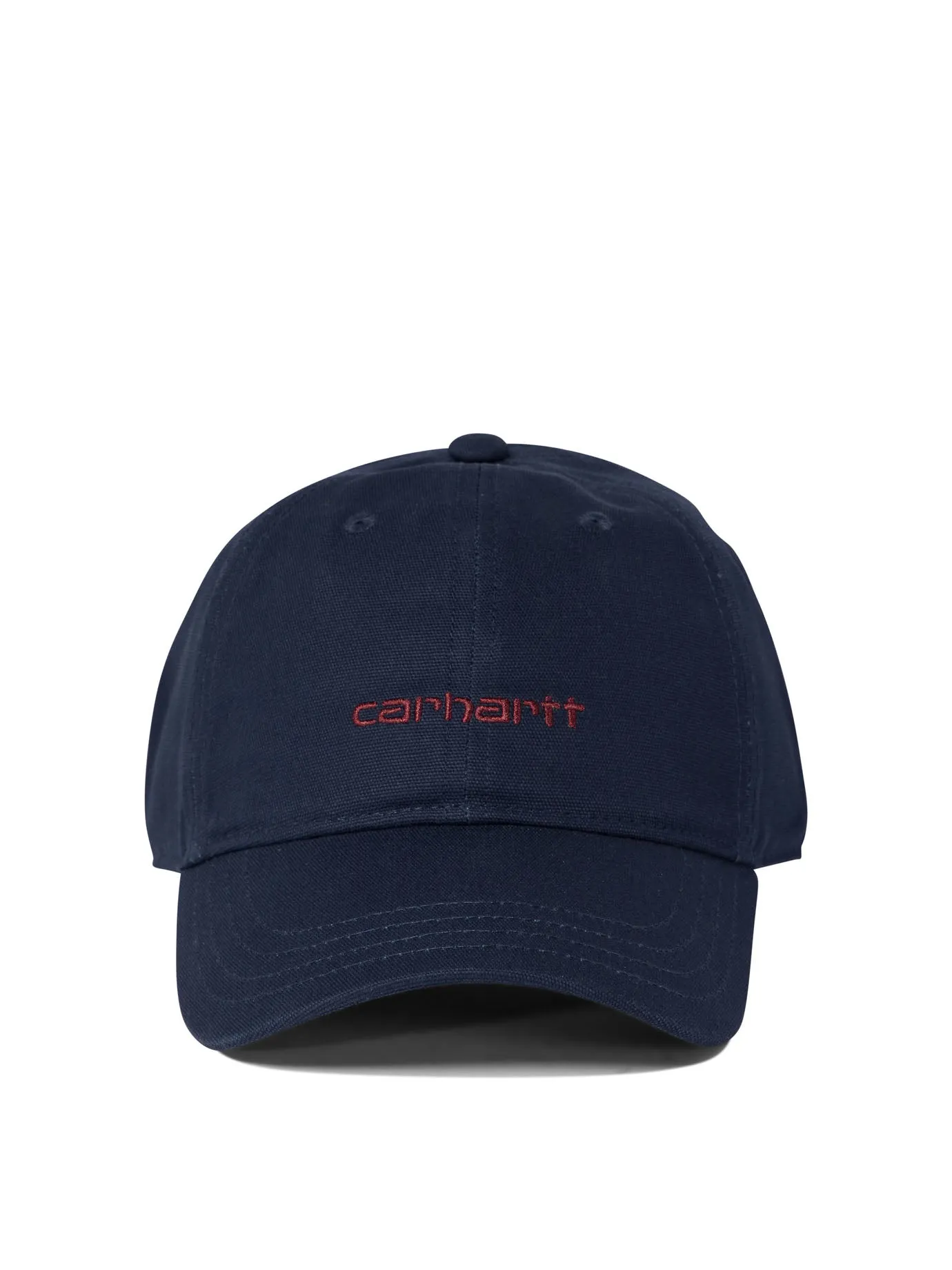 Canvas Script Hats Blue