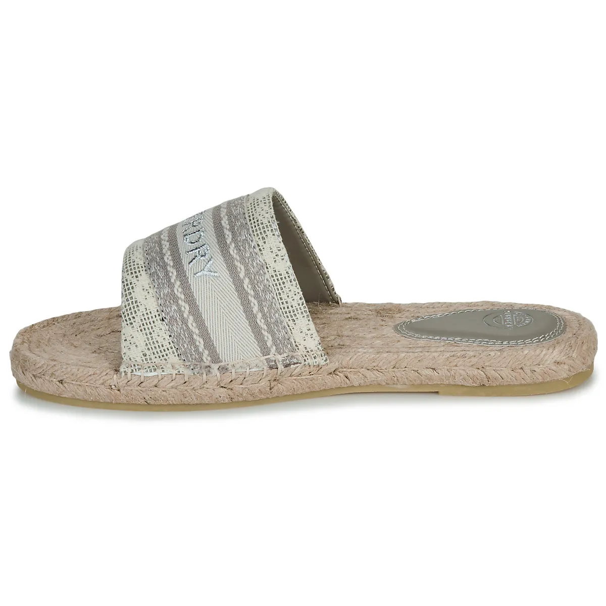 Canvas Wedge Espadrille-style Mules