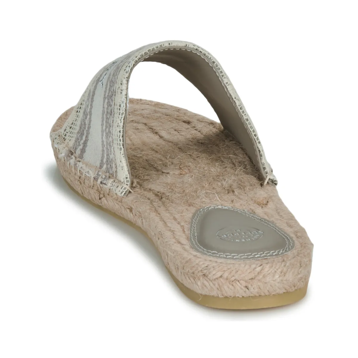 Canvas Wedge Espadrille-style Mules