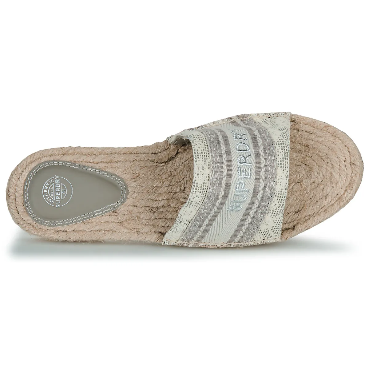 Canvas Wedge Espadrille-style Mules