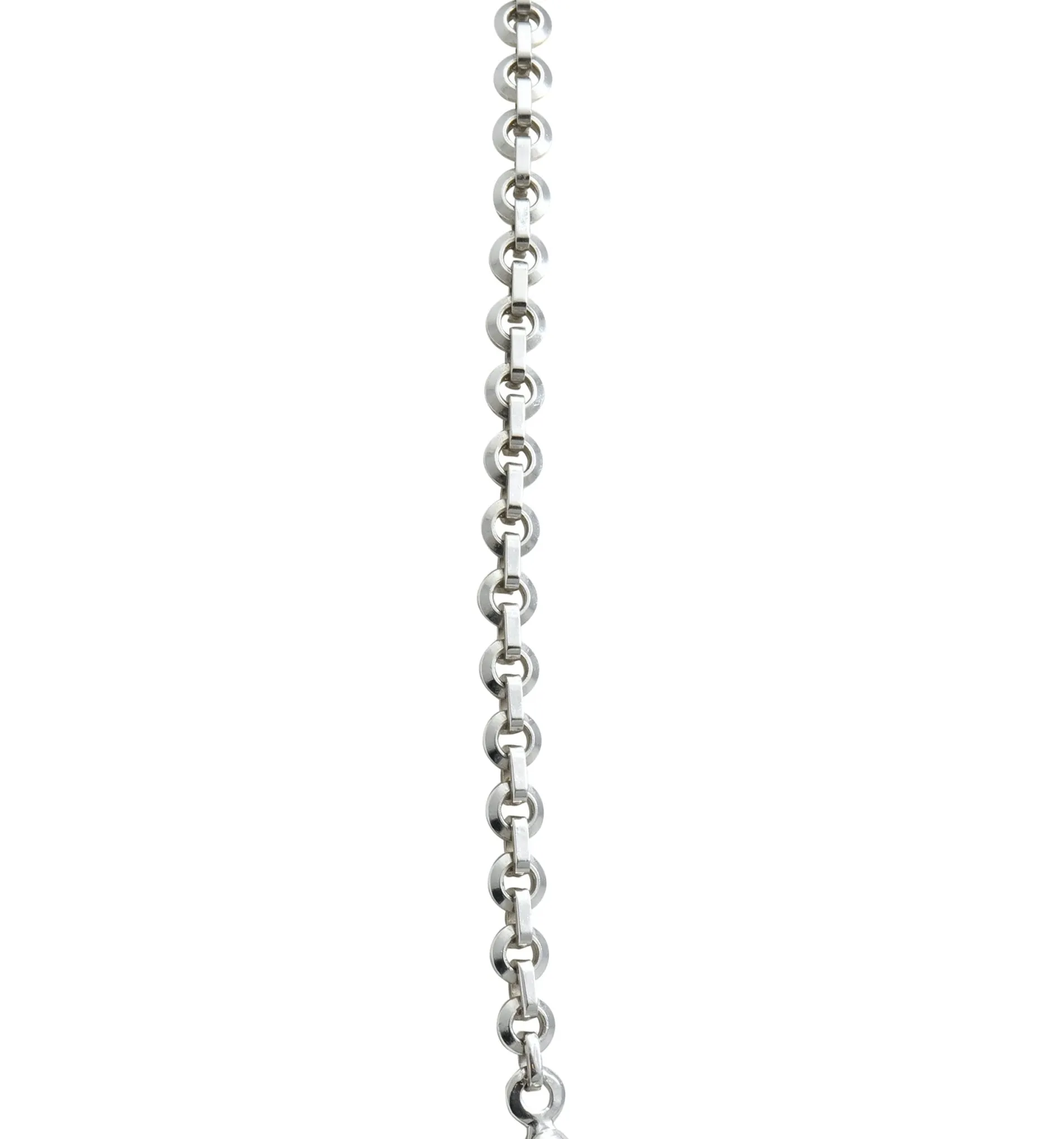 Cartier Diamond Pearl Necklace 2001 - 18 Karat White Gold Lariat Drop