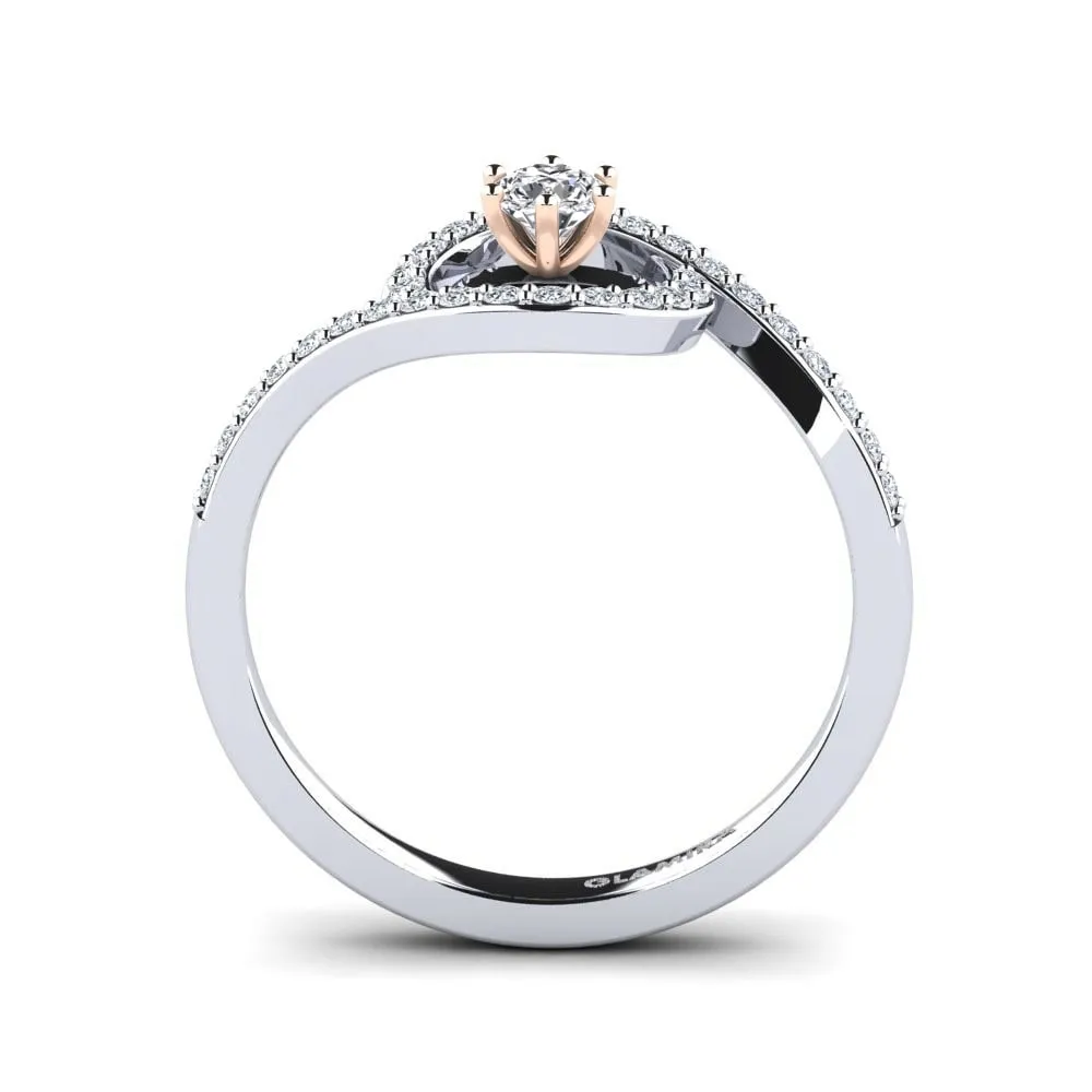 Cassia engagement ring 0.16 carat