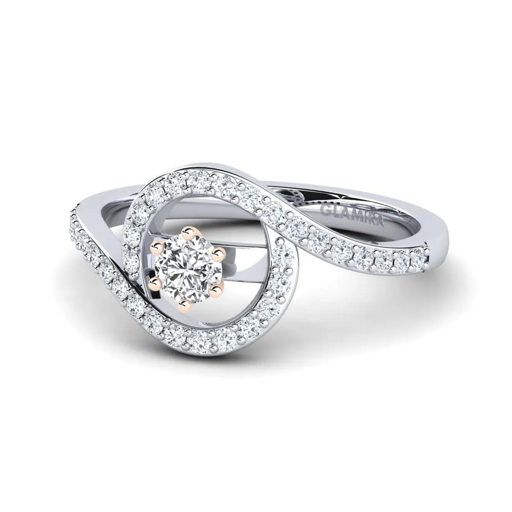 Cassia engagement ring 0.16 carat