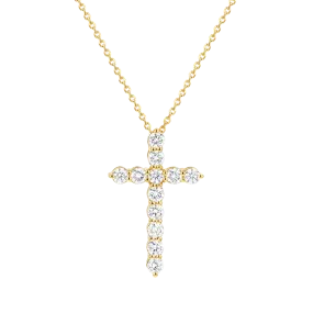 Children's Diamond Cross Pendant Necklace