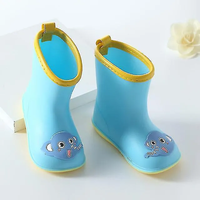 Children's rubber rain boots - cartoon waterproof non-slip shoes for kids