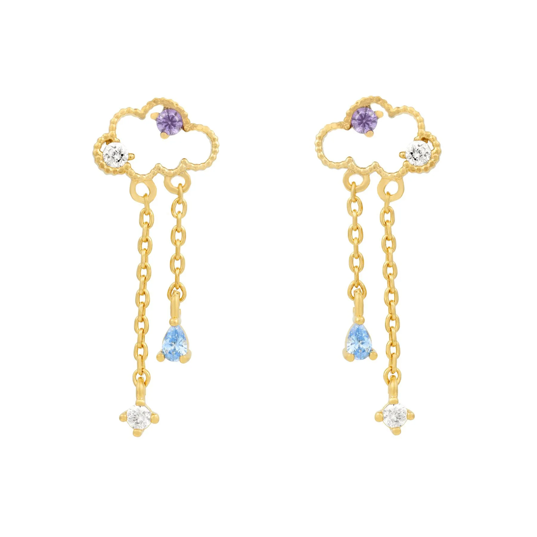 Cloud Dangle Earrings