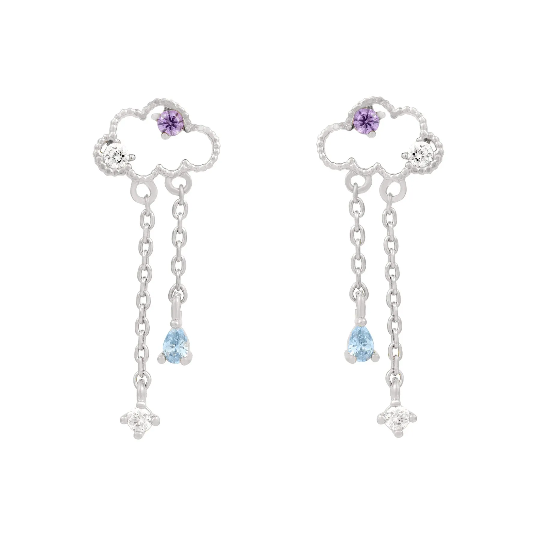 Cloud Dangle Earrings