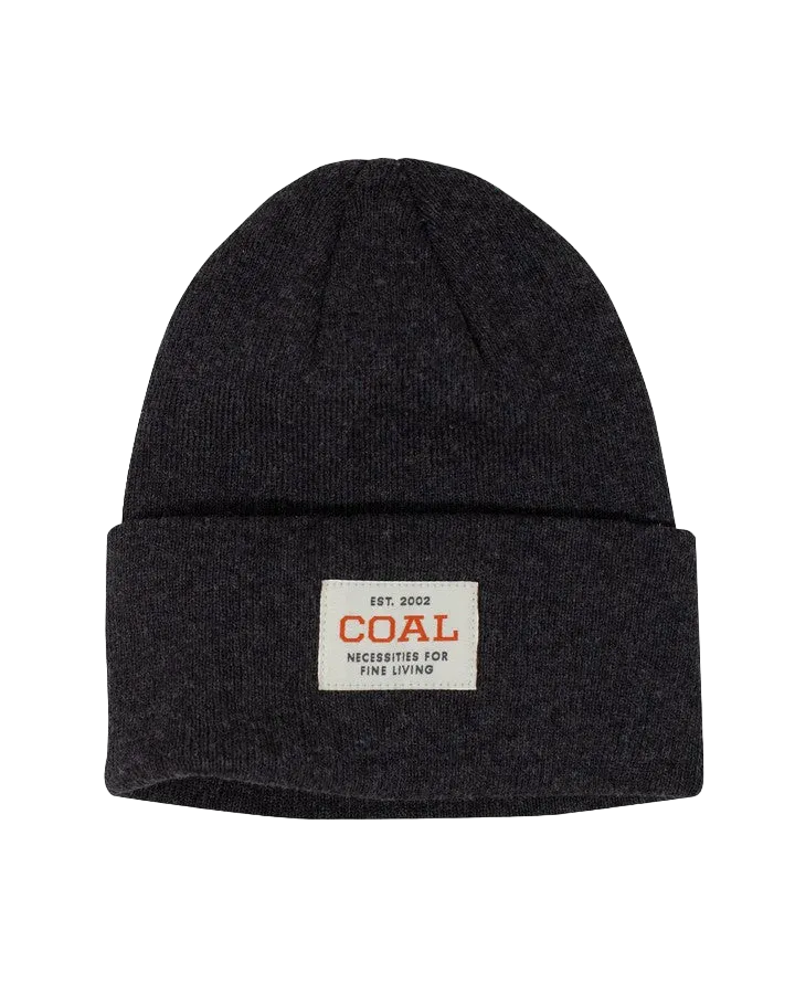 Coal The Recycled Uniform Heather Black | Beanies Mens | Snow Skiers Warehouse