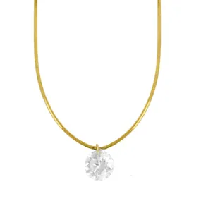 Collar Diamond Blanco Oro