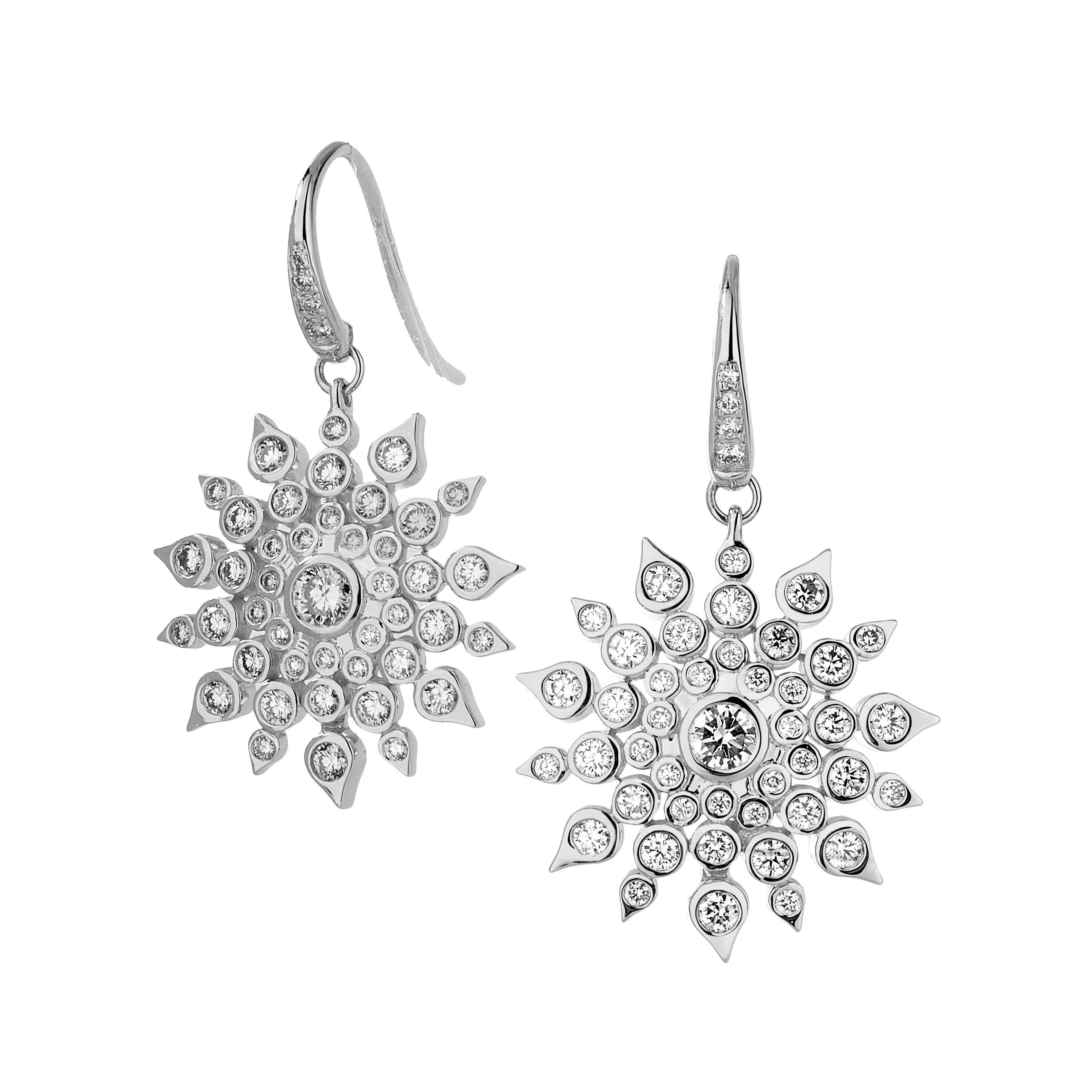 Cosmic Diamond Star Earrings