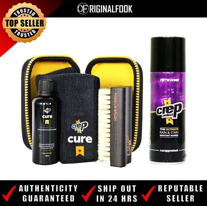 Crep Protect Shoe Cleaning Kit & Water Repel Spray | Product Description | Buy Now