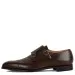 Crockett & Jones Lowndes Double Monk Strap Calf Leather Shoe Dark Brown for sale