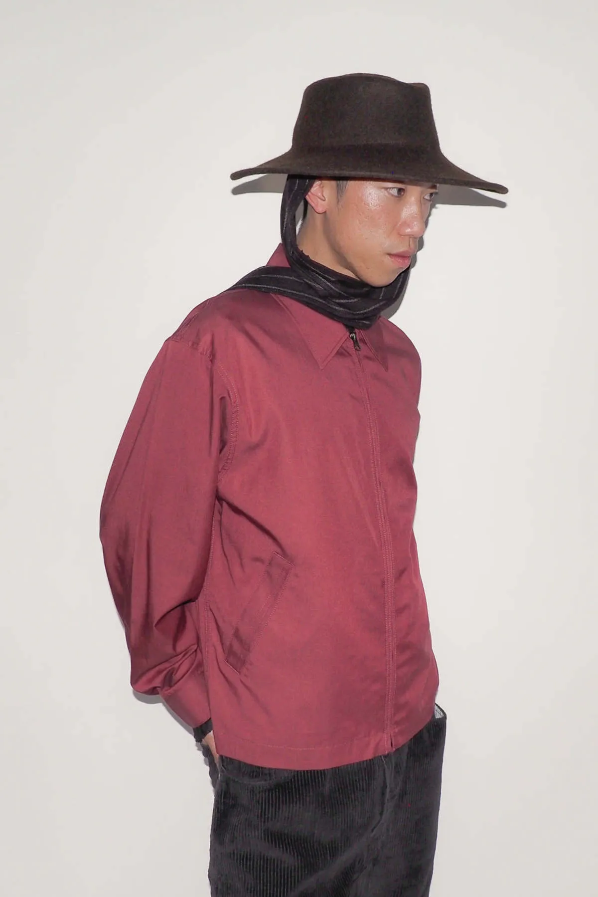 Dai Hat w. Scarves - Brown Melange