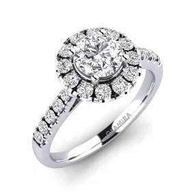 Daisy engagement ring