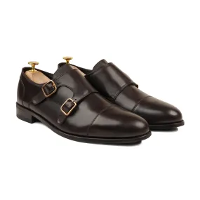 DARK BROWN DOUBLE MONKSTRAP shoes