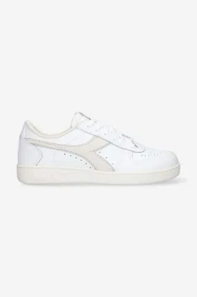 Diadora leather sneakers Magic Basket Low Leather women's white color