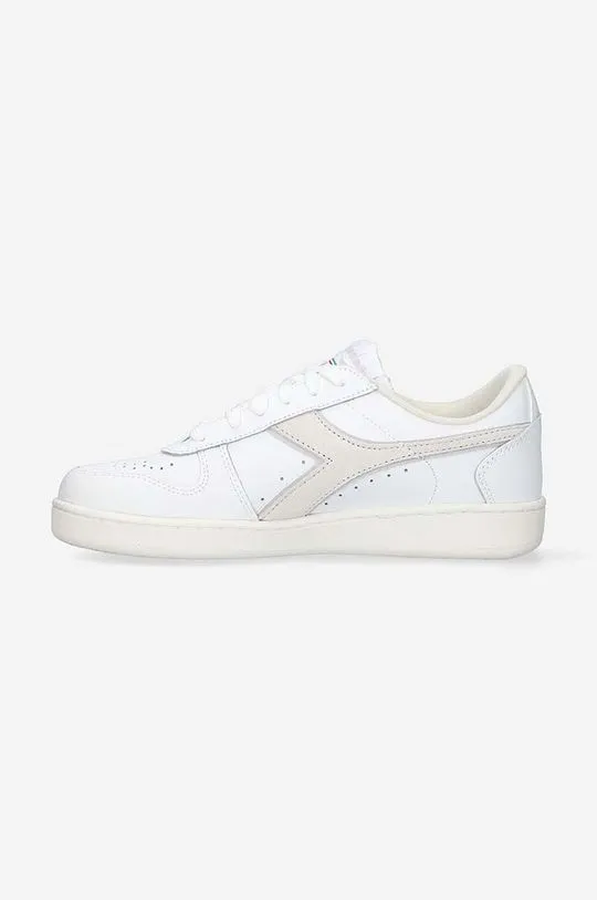 Diadora leather sneakers Magic Basket Low Leather women's white color