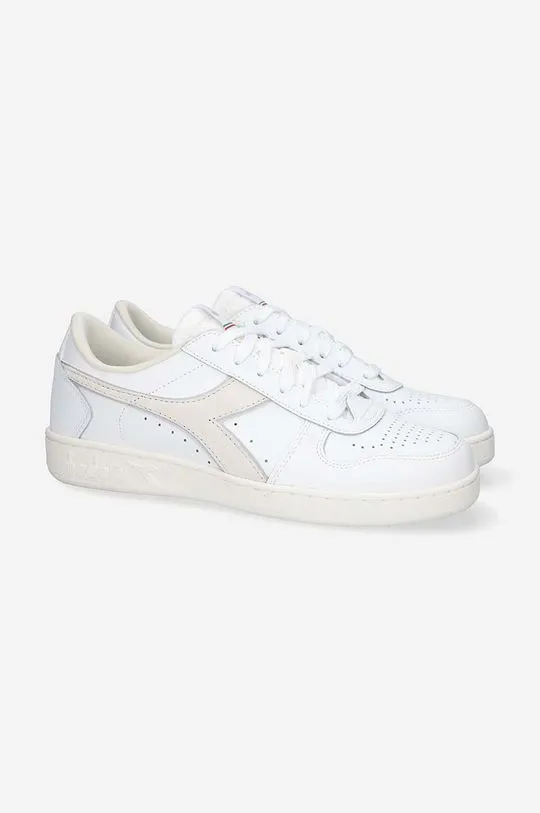 Diadora leather sneakers Magic Basket Low Leather women's white color