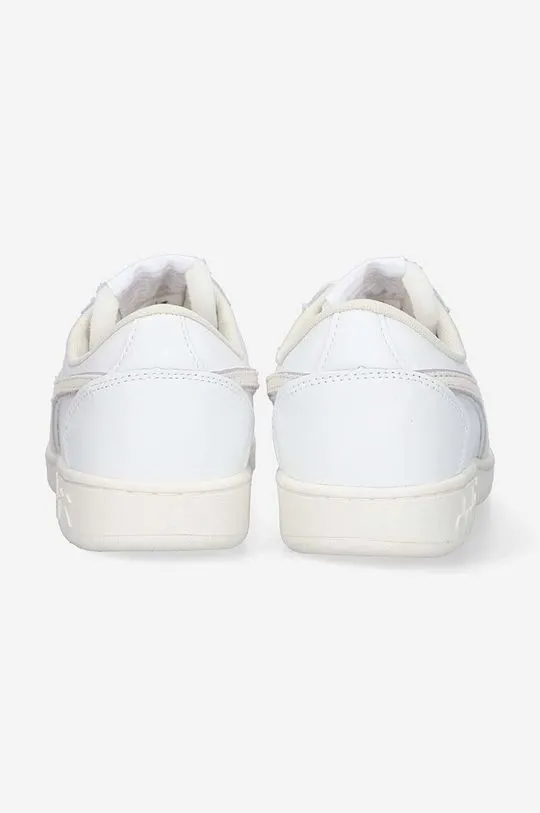 Diadora leather sneakers Magic Basket Low Leather women's white color