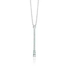 Diamond Bar Necklace (0.65 Carat Total Weight)