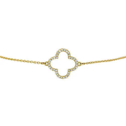 Diamond Bracelet - Yellow Gold - High Quality