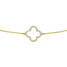 Diamond Bracelet - Yellow Gold - High Quality