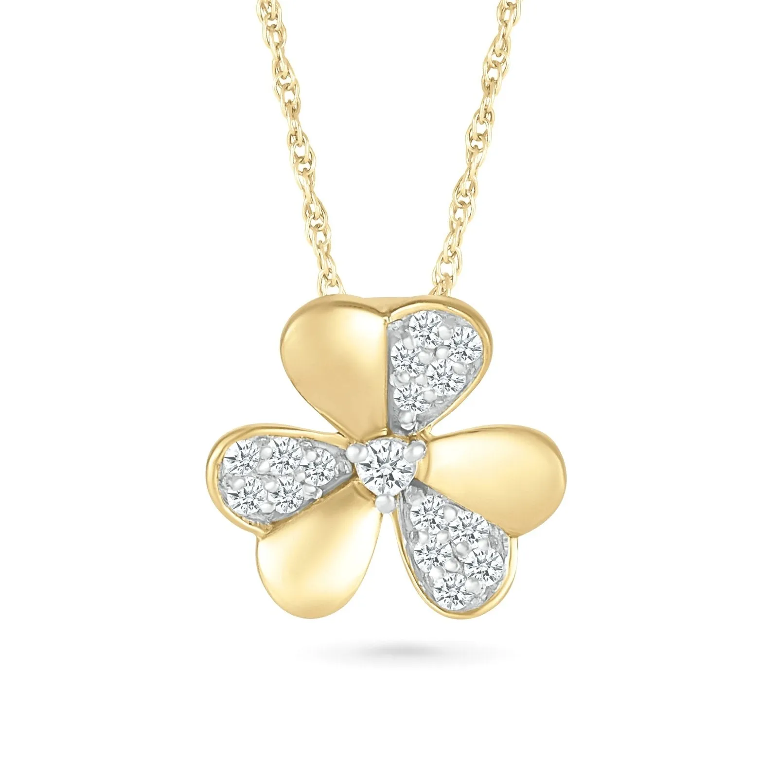 Diamond Clover Necklace