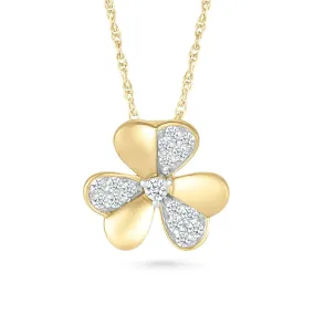 Diamond Clover Necklace