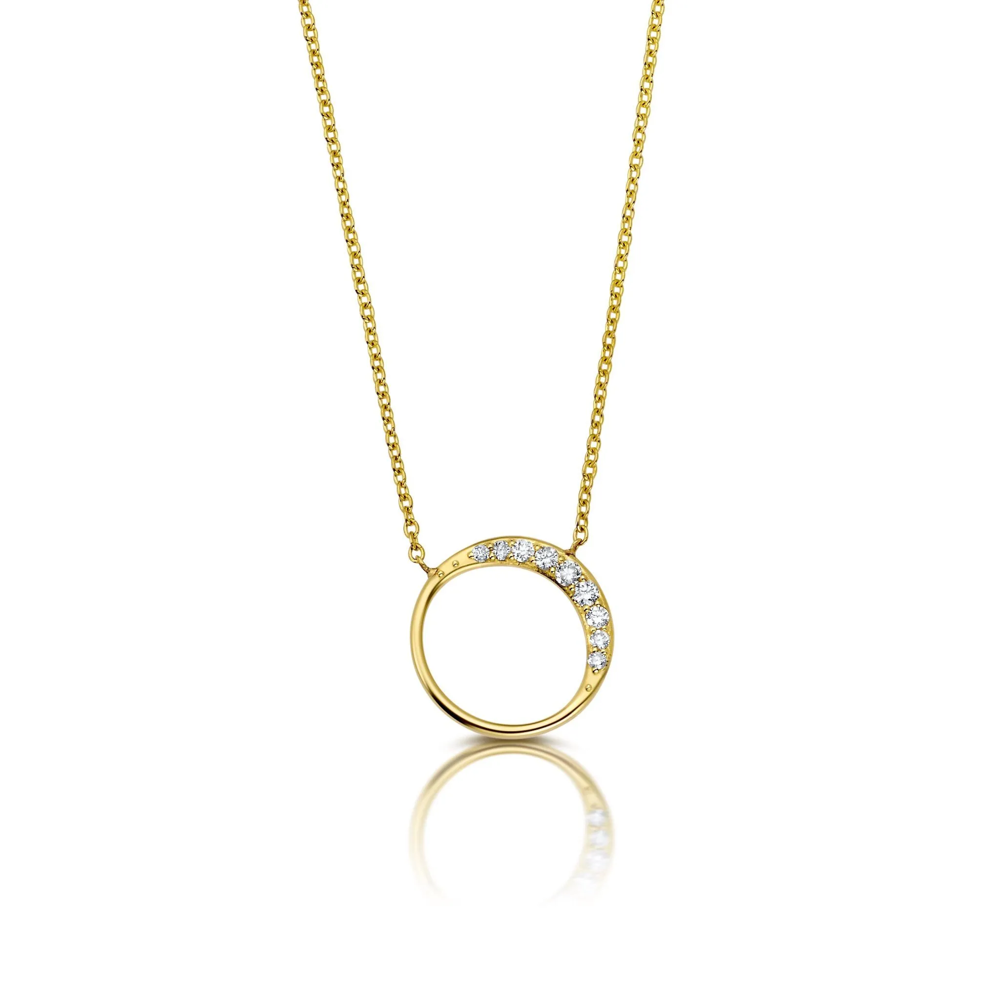 Diamond crescent moon necklace becomes Stunning diamond crescent moon pendant