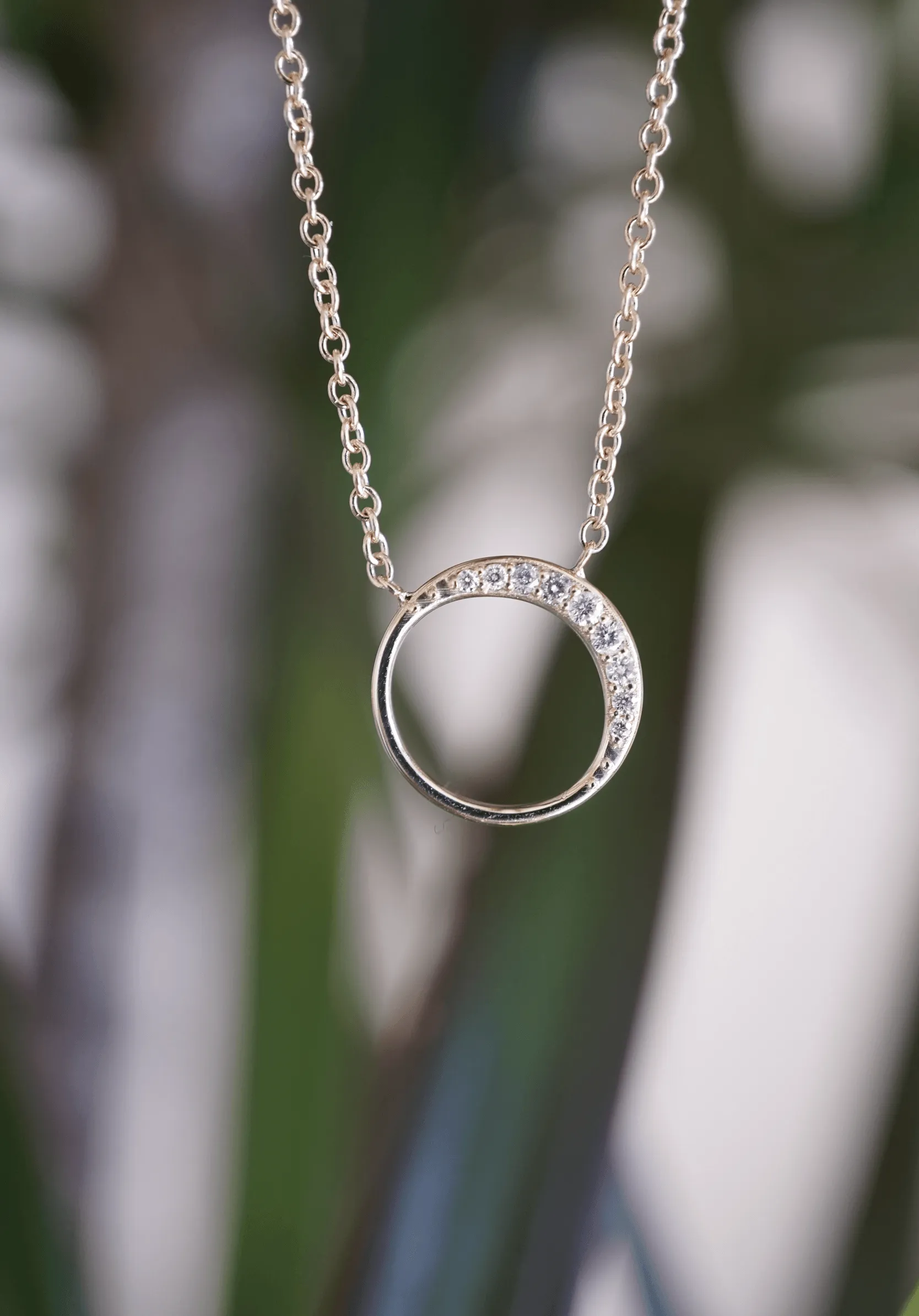 Diamond crescent moon necklace becomes Stunning diamond crescent moon pendant