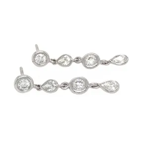 Diamond Dangle Earrings