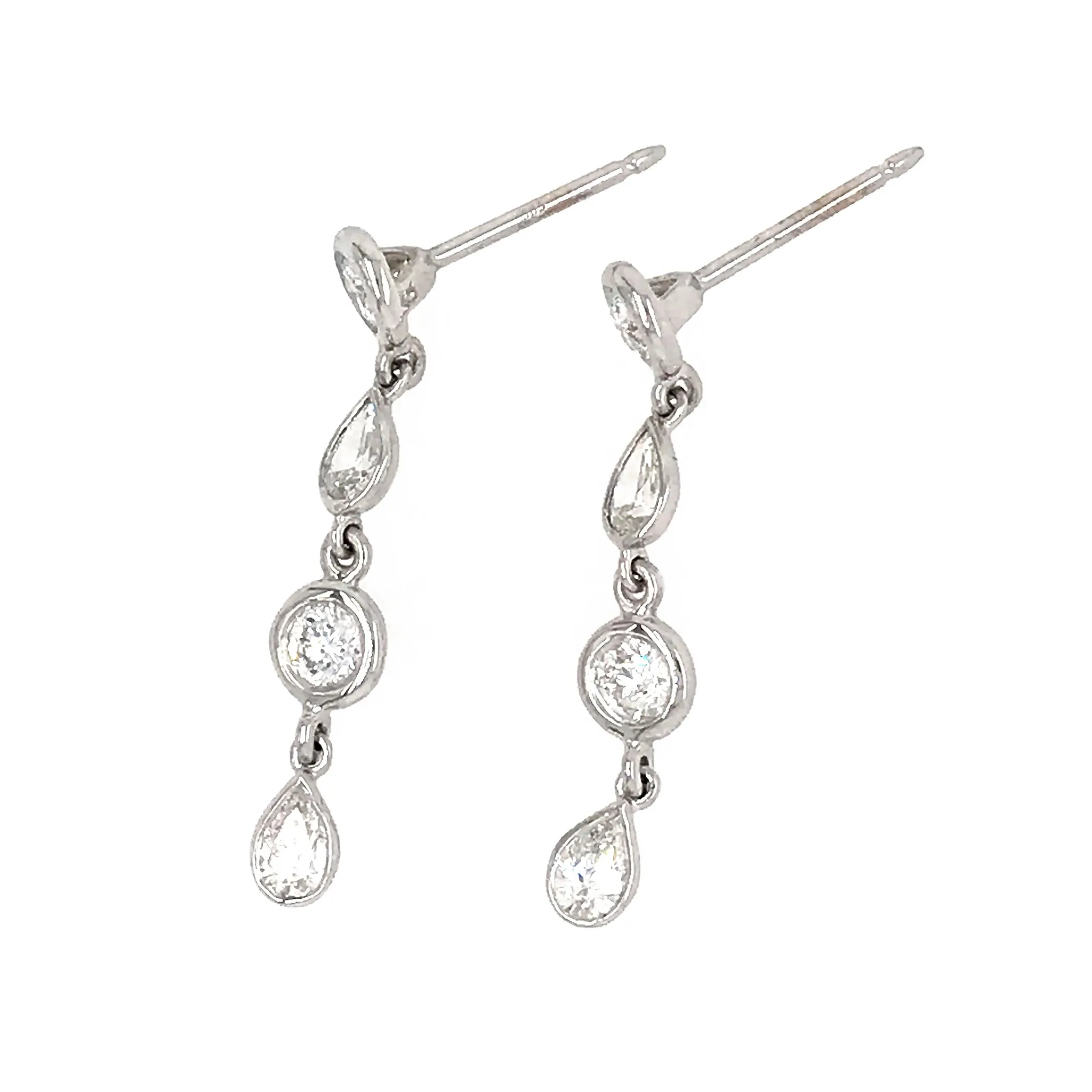 Diamond Dangle Earrings