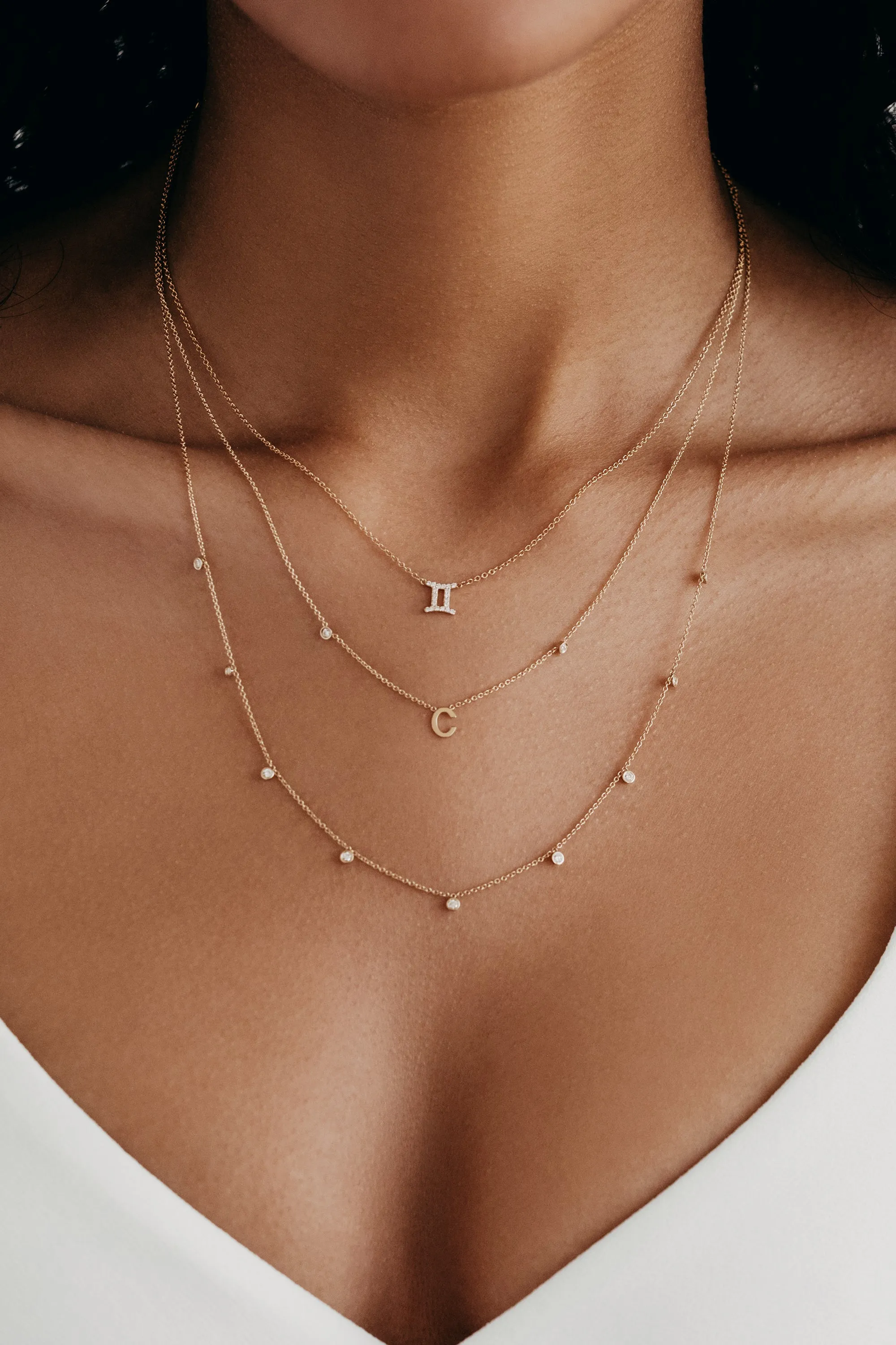 Diamond Gemini Necklace -> Gemini Diamond Necklace