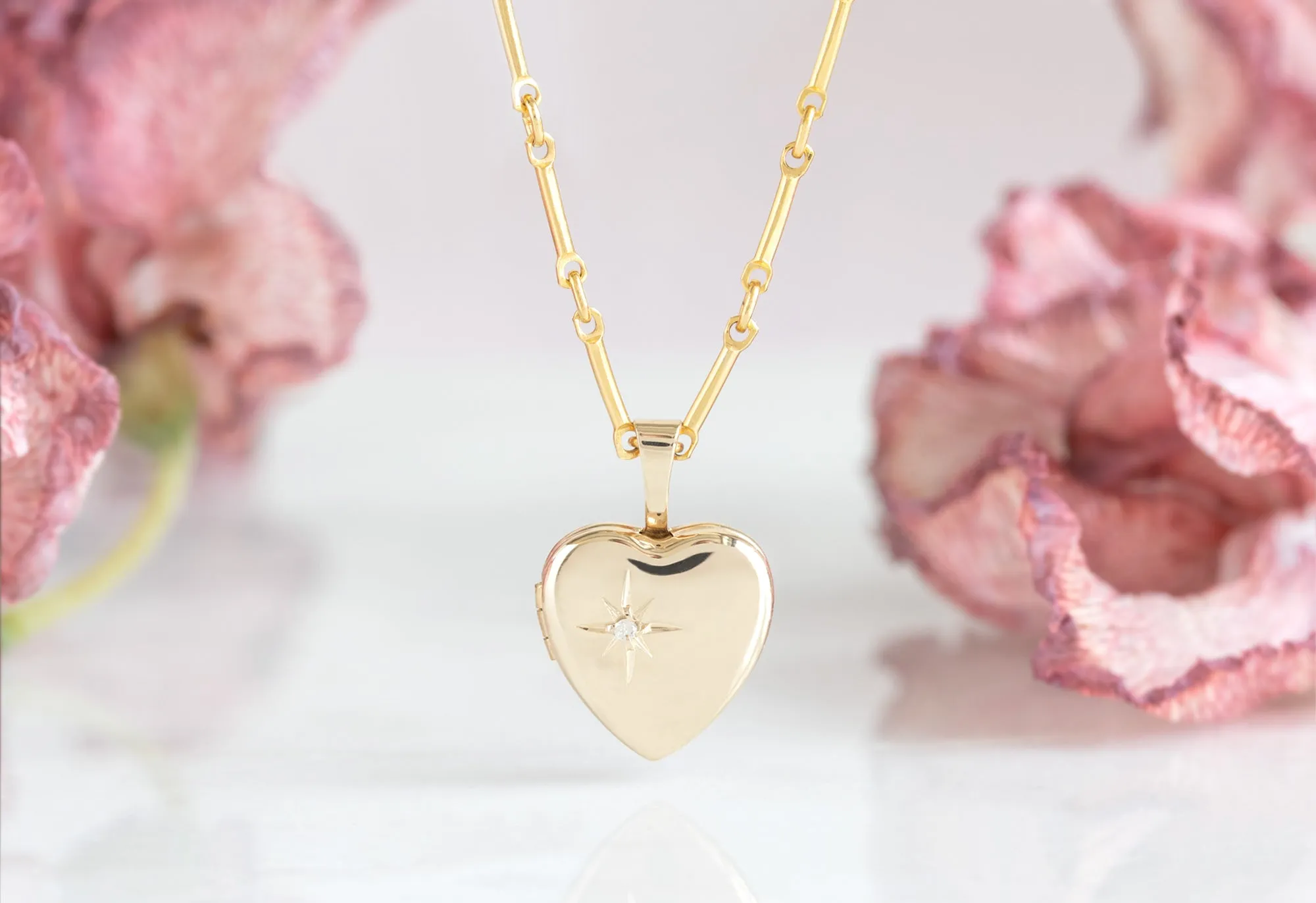 Diamond Locket Necklace