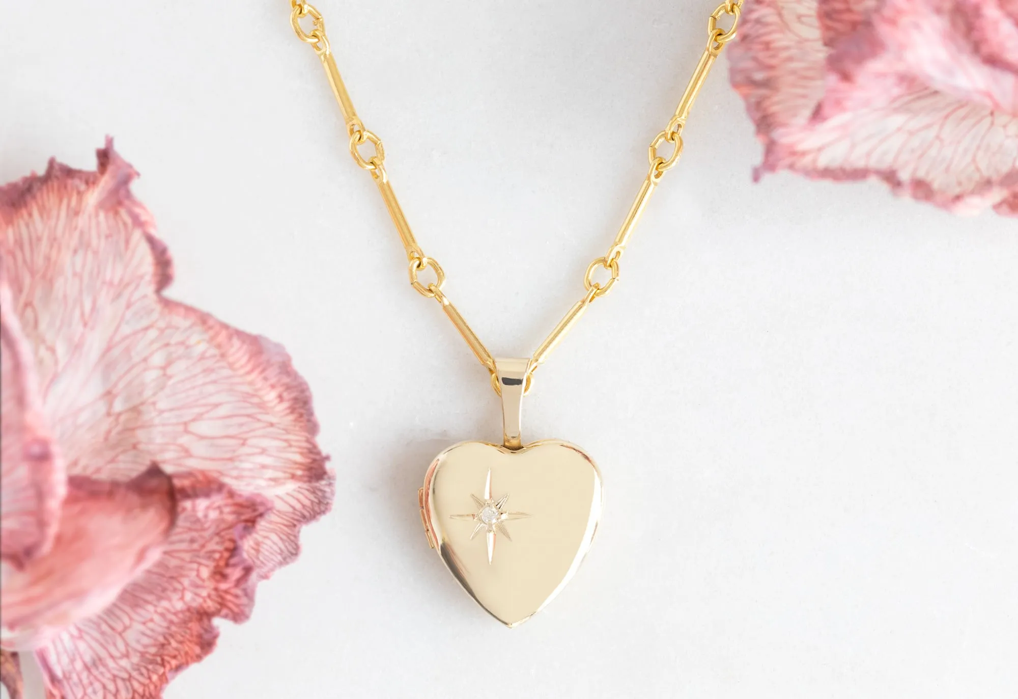 Diamond Locket Necklace