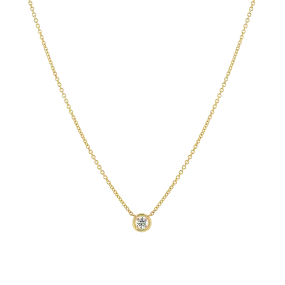 Diamond Solitaire Necklace