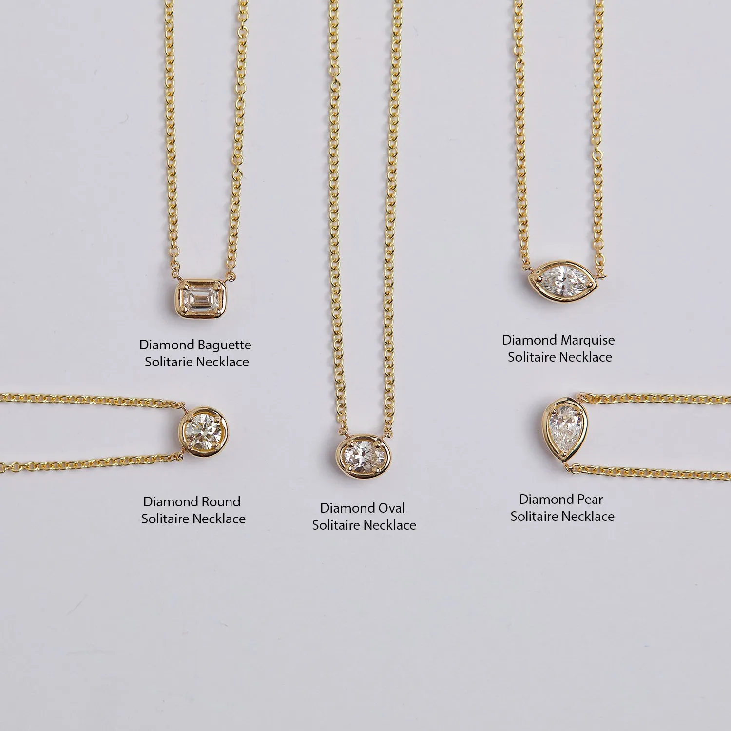 Diamond Solitaire Necklace