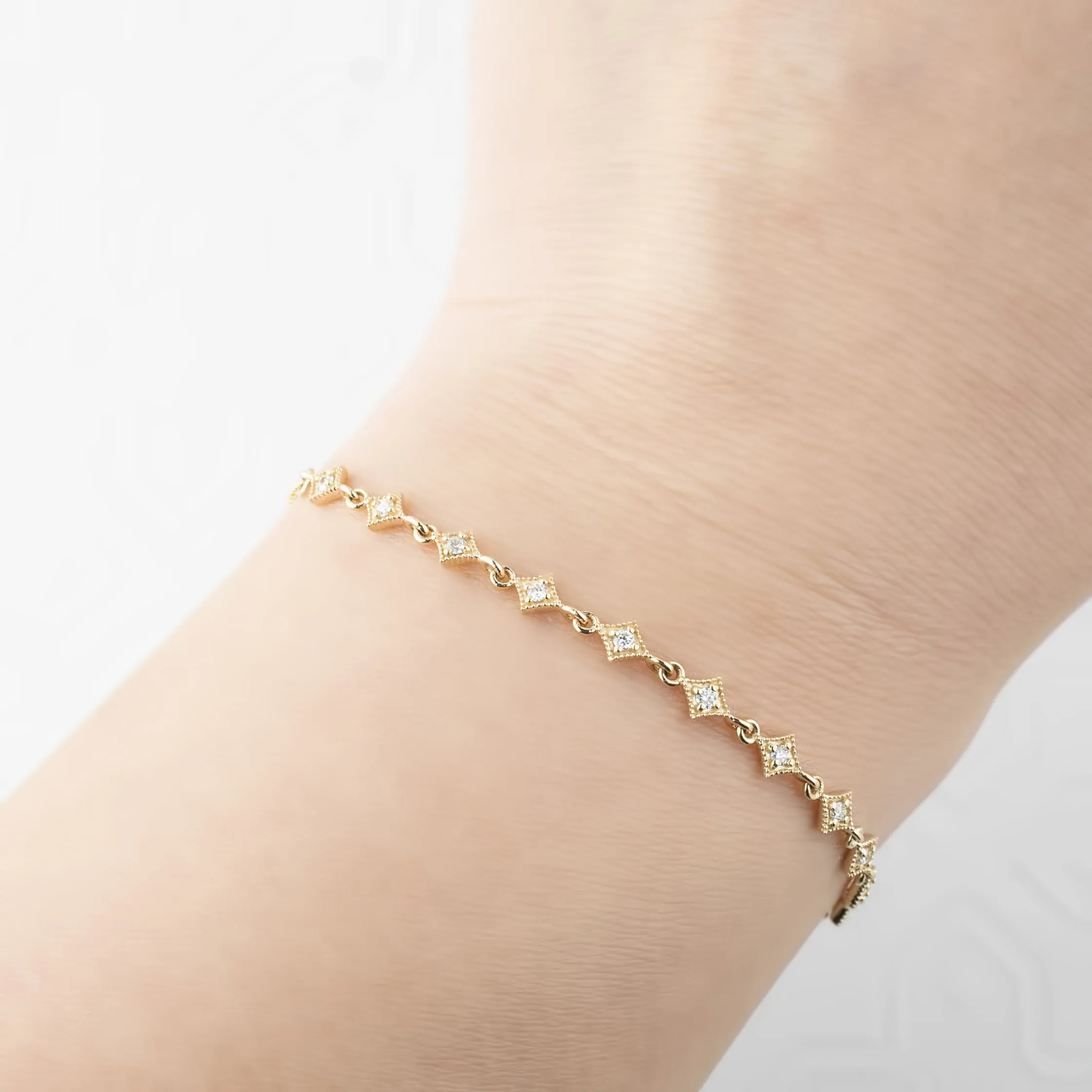 Diamond Station Bracelet