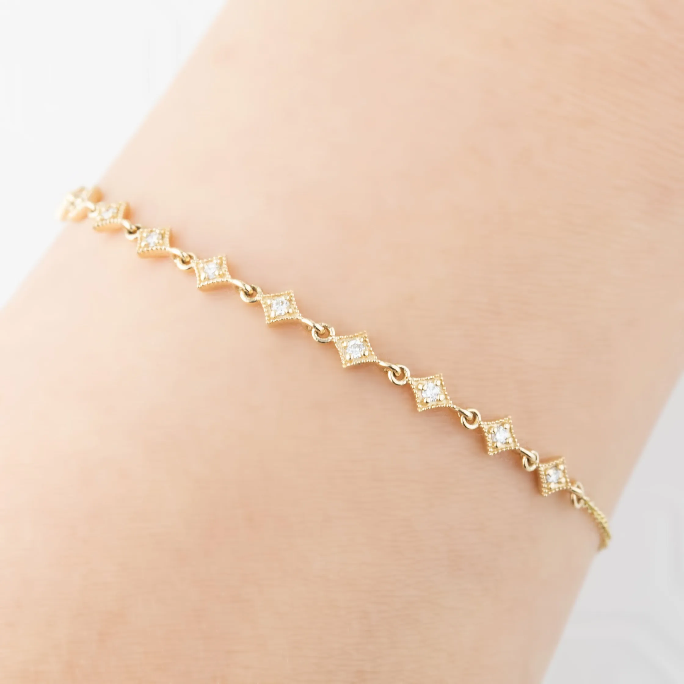 Diamond Station Bracelet