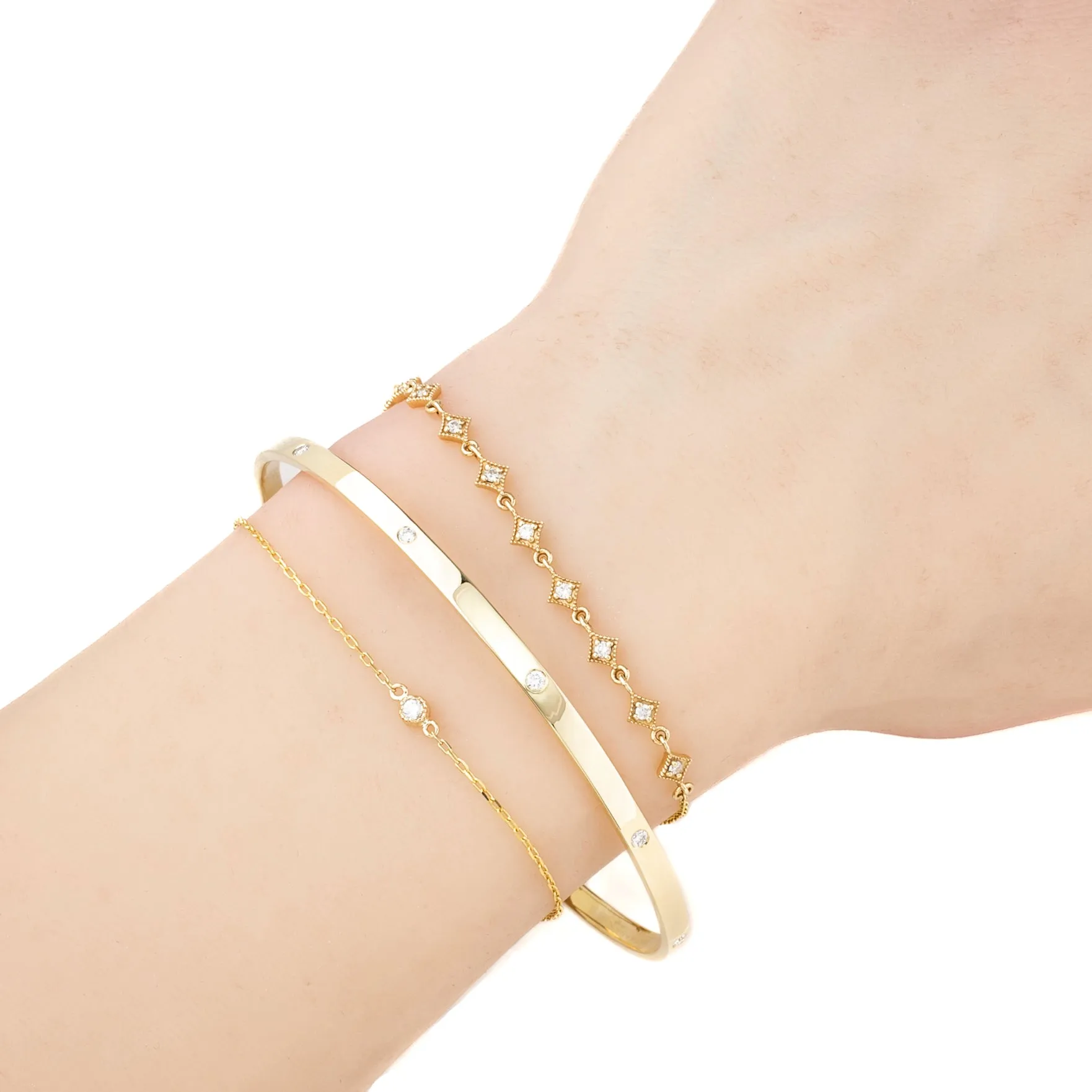 Diamond Station Bracelet