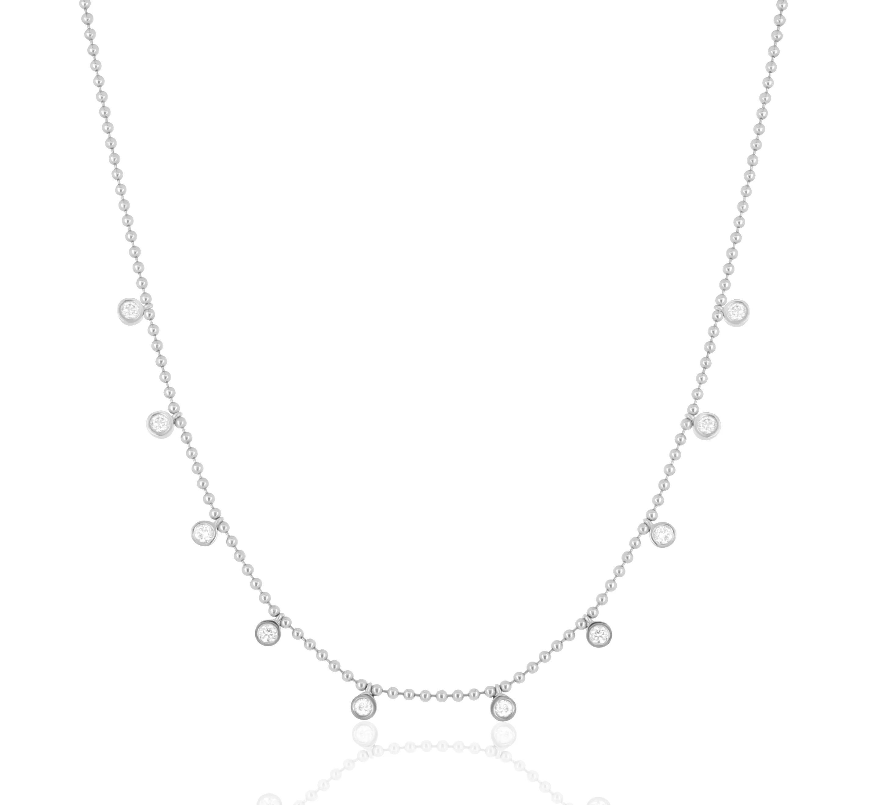 Diamond Station Necklace for Dancing