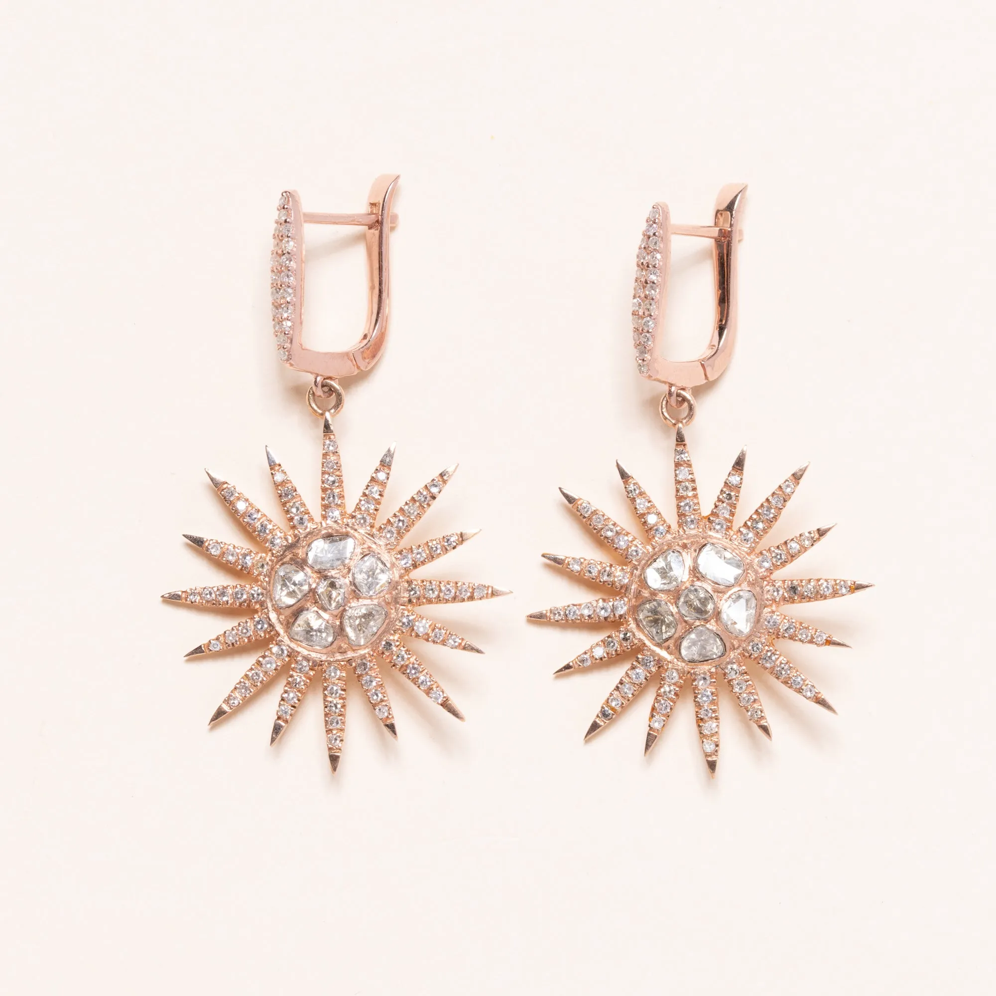 Diamond Sun Earrings - Shop Now!