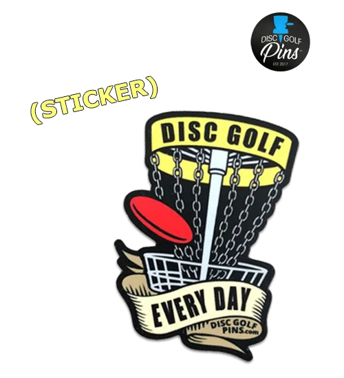 Disc Golf Daily Sticker