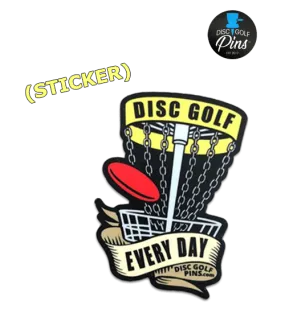 Disc Golf Daily Sticker