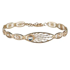 Dream Maker Moonstone Diamond Eye Bracelet