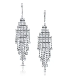 Edie Diamond Earrings - Drop Style