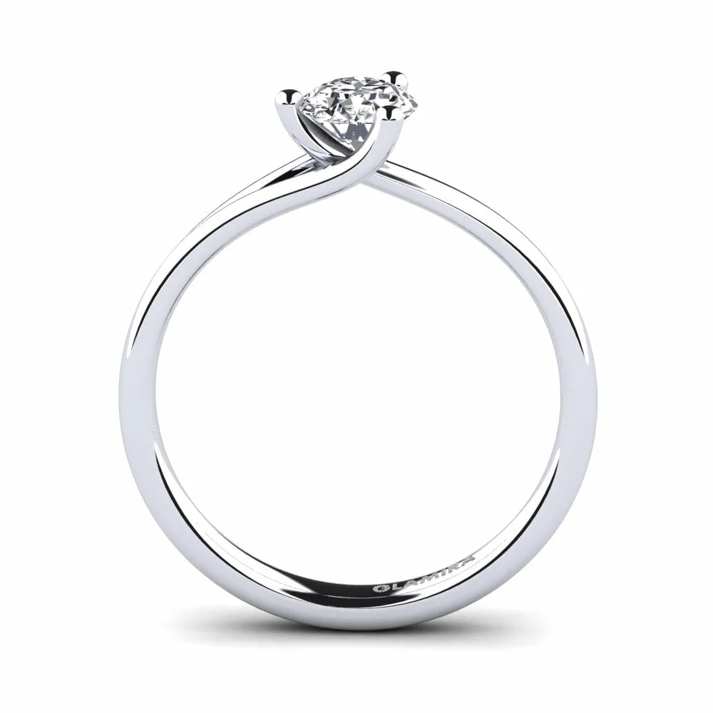 Engagement Ring Crt 0.5 Bridal Heart.