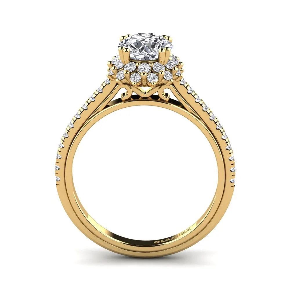 Engagement ring Daffney 1.0 carat