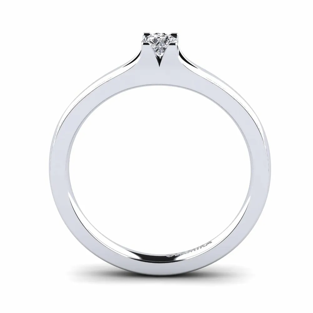 Engagement ring Henrietta 0.16 carat