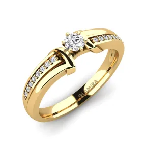 Engagement ring Mirabella 0.16 carat